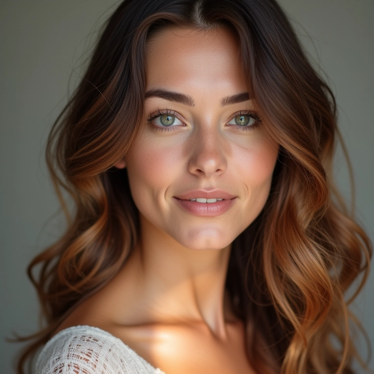 Cabelo recuperado após químicas com óleo de argan.