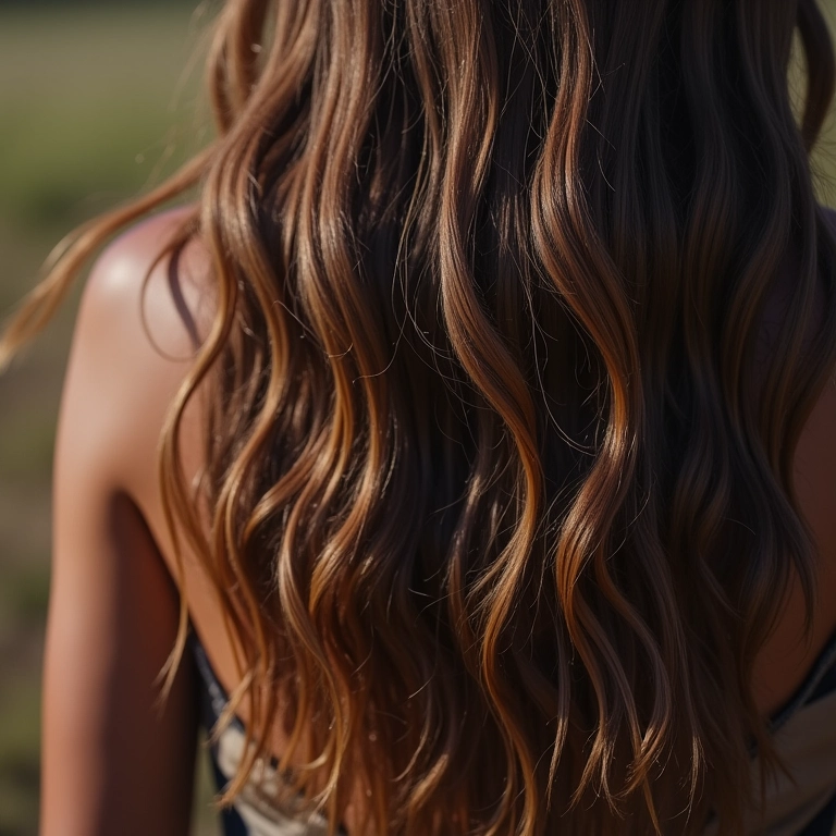Cabelo sem brilho e com pontas duplas, sinal de falta de nutrição.