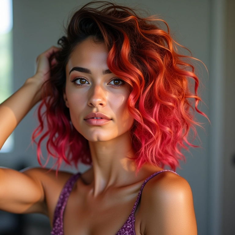 Cabelos coloridos protegidos: cores vibrantes por mais tempo.