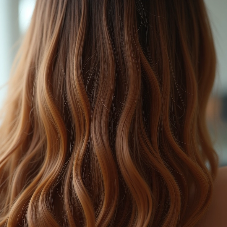 Cabelos desembaraçados após uso de condicionador pré-shampoo.