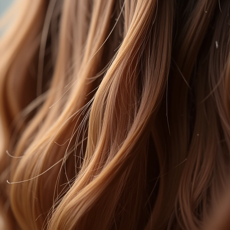 Cabelos hidratados e nutridos após umectação noturna.