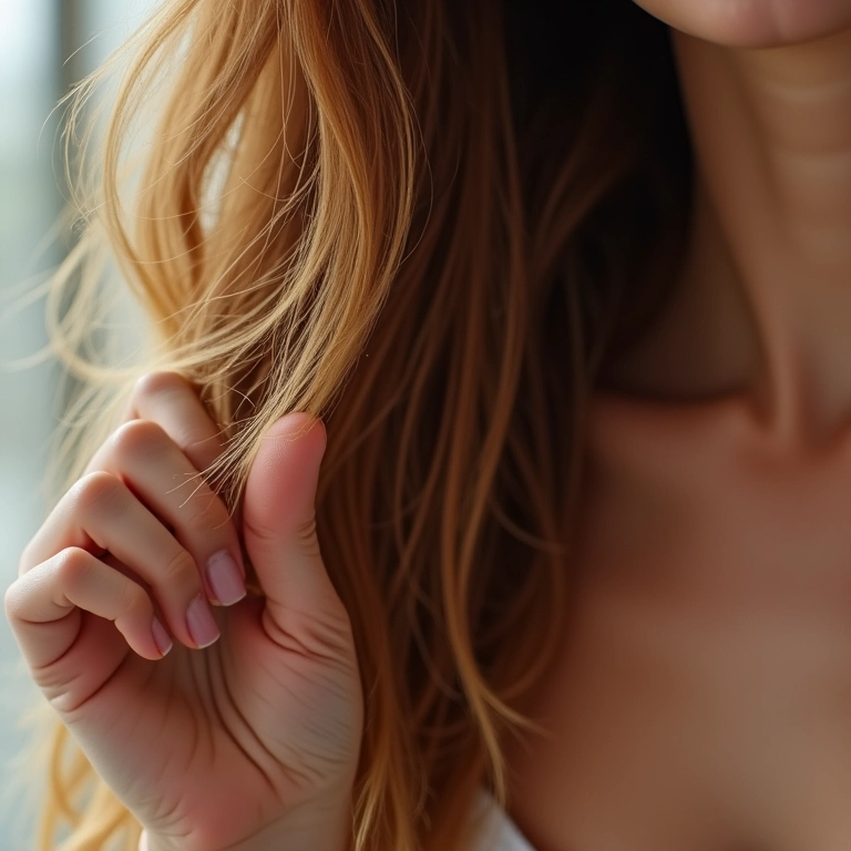 Cabelos limpos e sem resíduos após a lavagem com técnica No Poo.