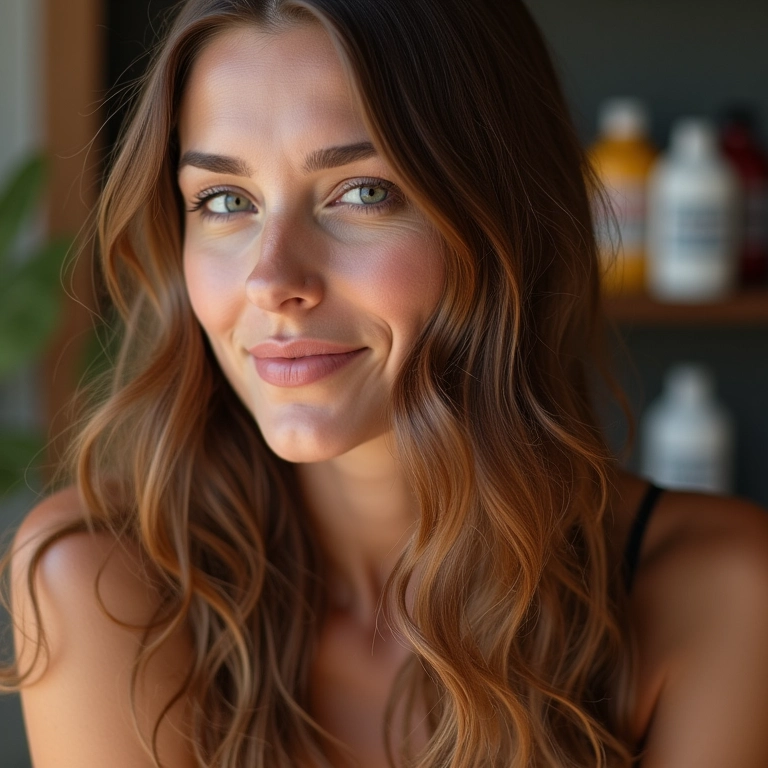 Cabelos saudáveis e brilhantes com produtos de proteína.