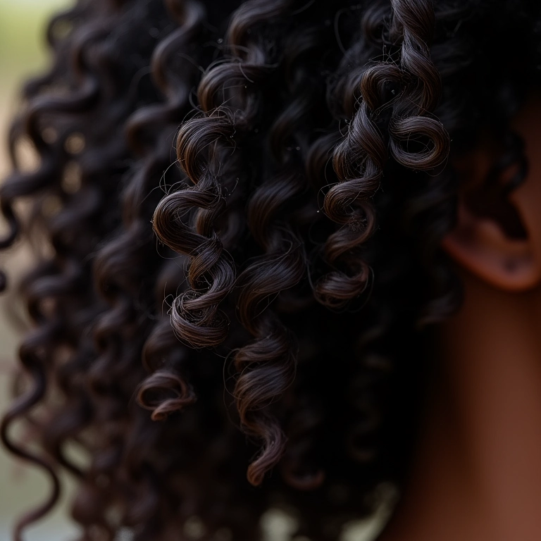 Cachos definidos com a técnica de fitagem estruturada, exibindo durabilidade e forma perfeita.