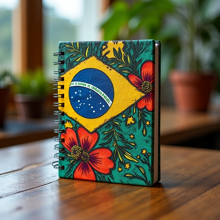 Caderno de anotações criativo para terapeutas ocupacionais.