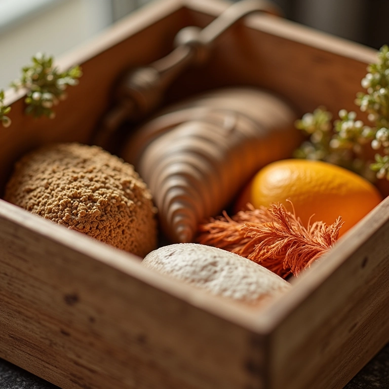 Caixa de relaxamento artesanal para terapeutas ocupacionais.