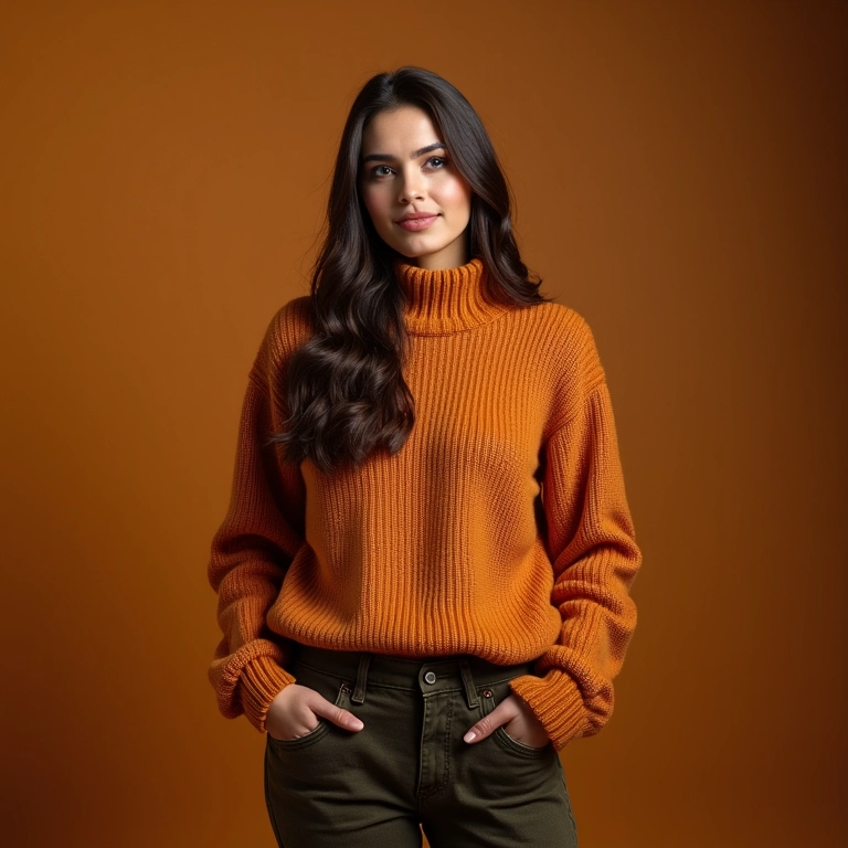 Calça pantacourt e tricot para um dia fresco.