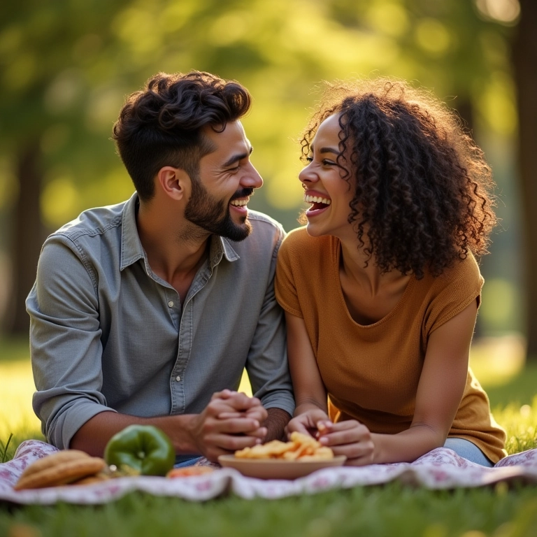 Casal apaixonado, simbolizando Sagitário no amor: lealdade e liberdade.