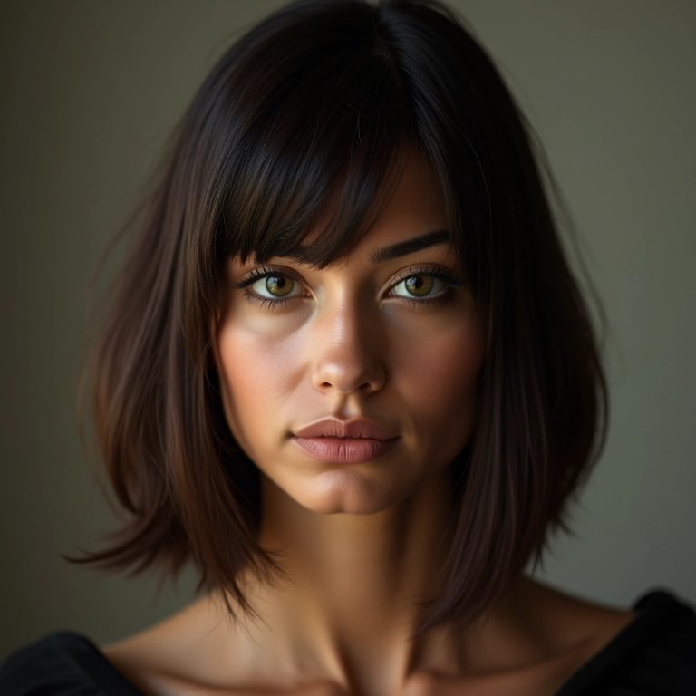 Chanel com bico em mulher brasileira, sofisticação.