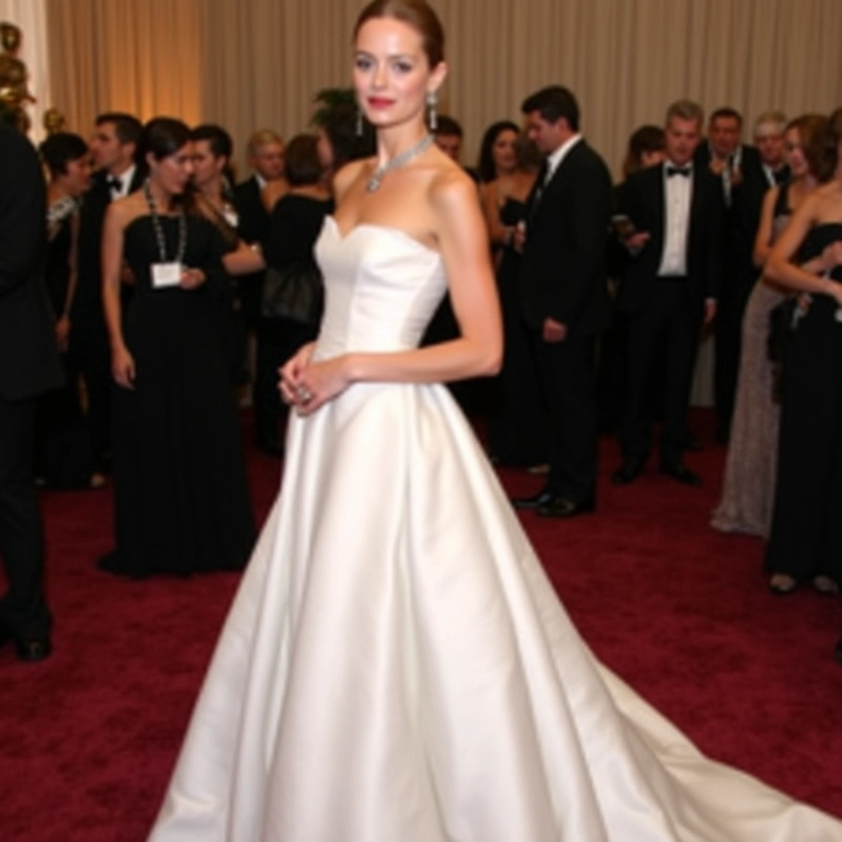 Charlize Theron no Oscar de 2005, vestindo Dior.