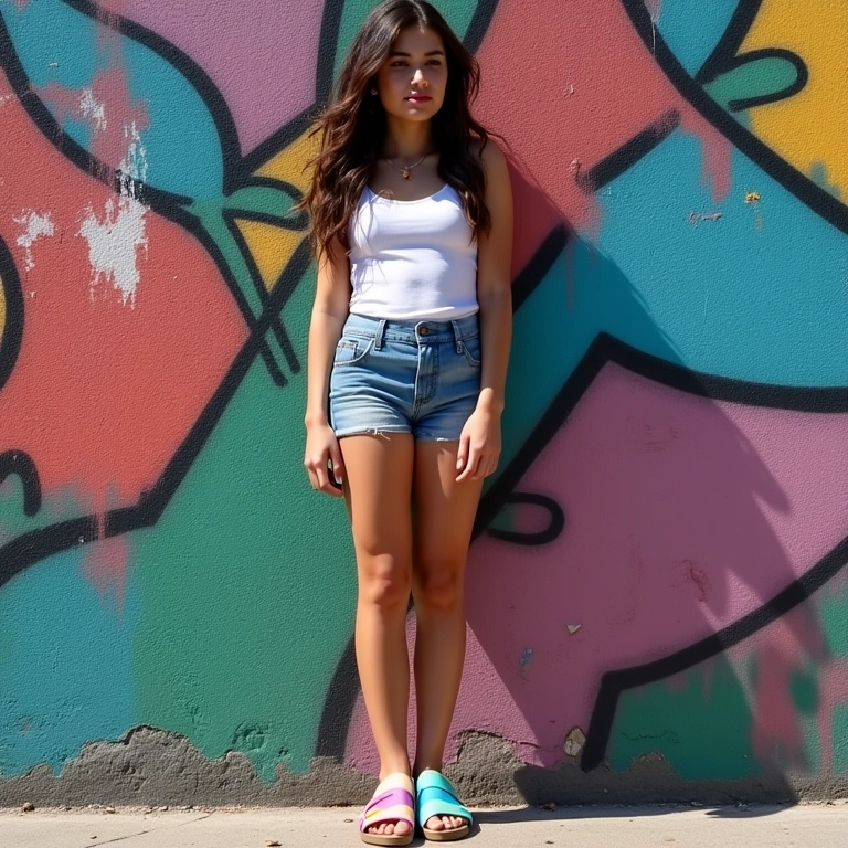 Chinelo slide com shorts: look casual e moderno para o verão.