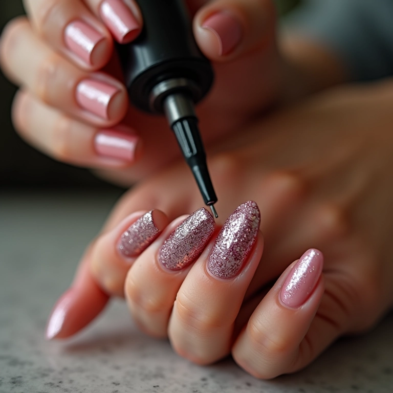 Como fazer o glitter durar mais nas unhas.