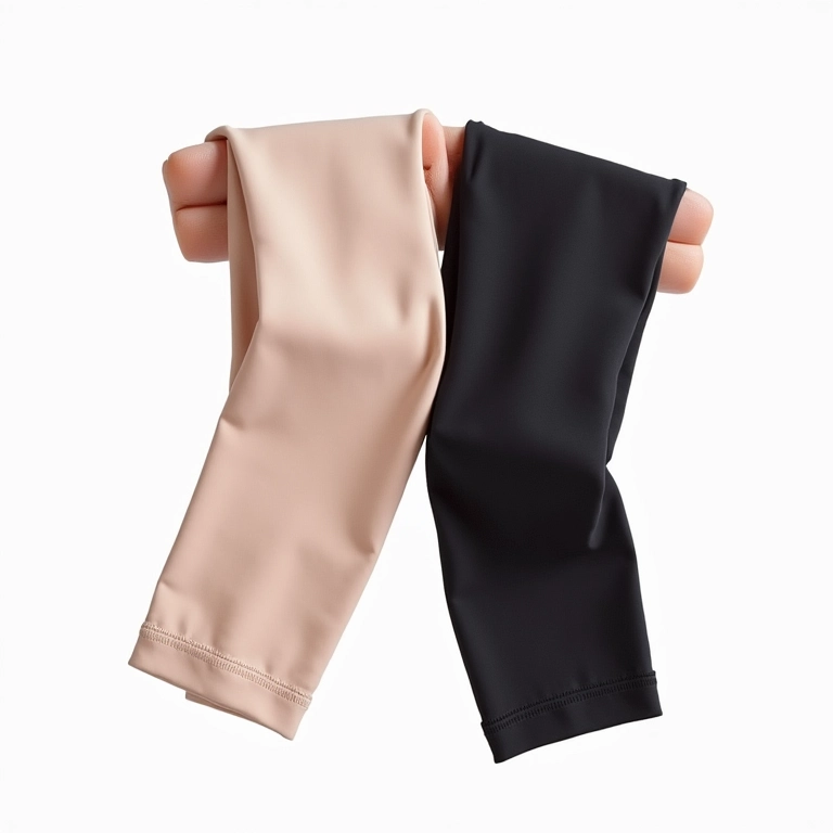 Comparação da gramatura de tecidos de legging.