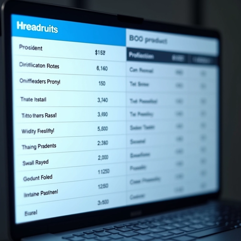 Comparando preços da concorrência na planilha de artesanato.