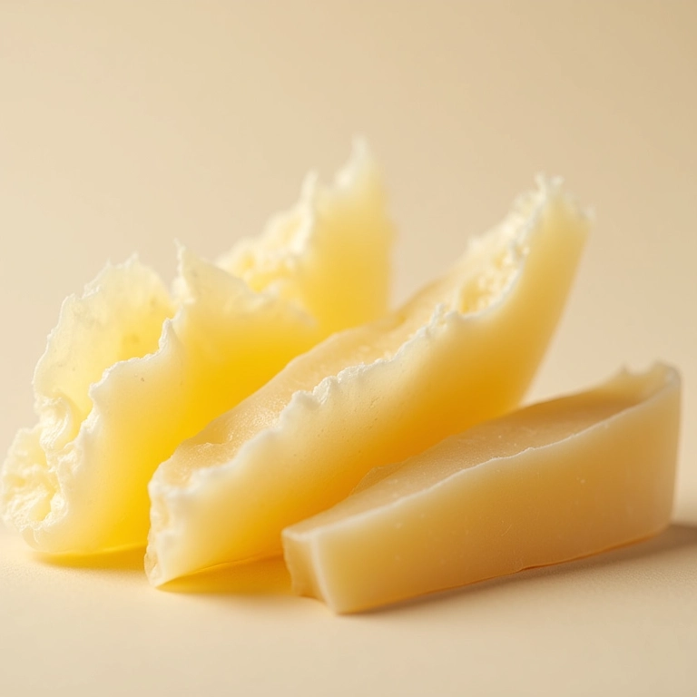 Comparativo de cera de soja, coco e palma para velas aromáticas.