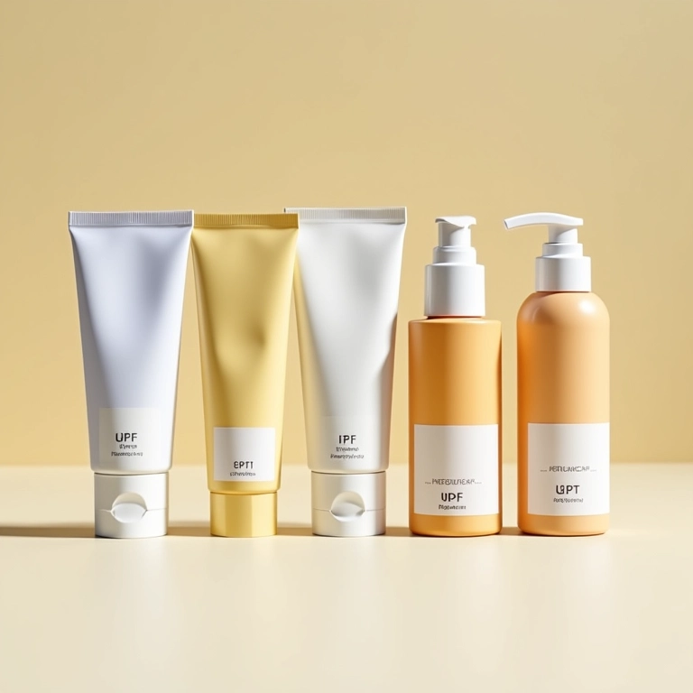 Comparativo de diferentes fatores de proteção solar (FPS) em protetores toque seco.