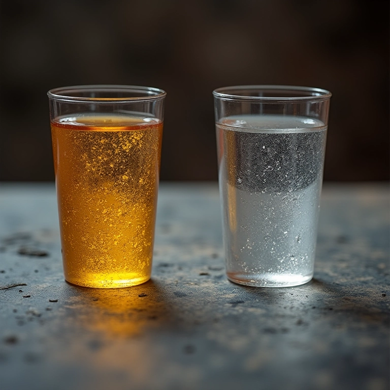 Comparativo do tempo de cura: resina epóxi (cura rápida e uniforme) vs. resina poliéster.