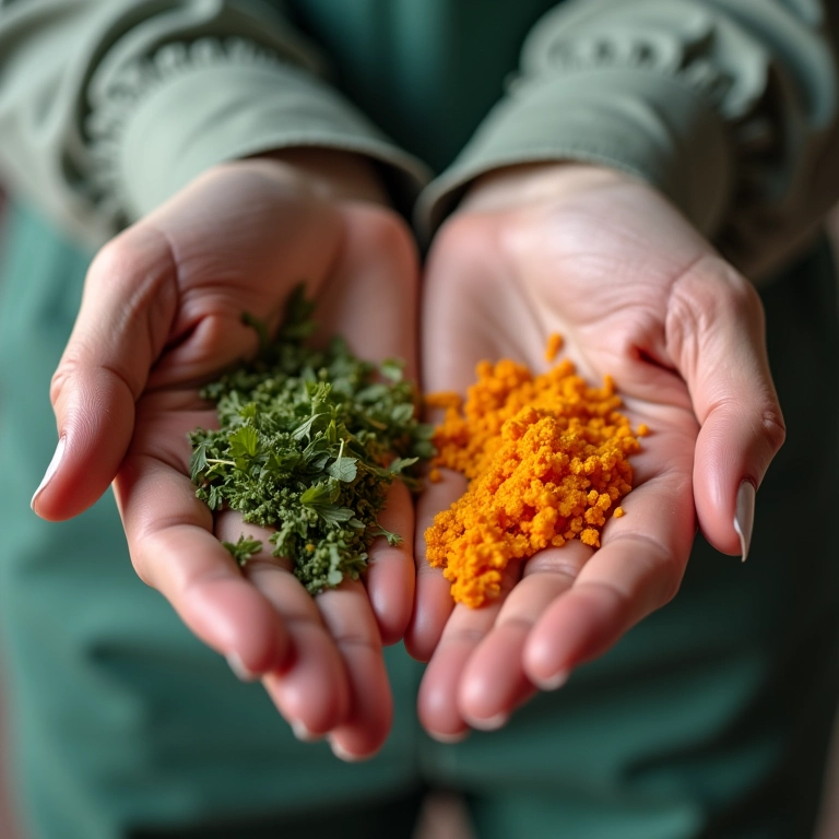 Comparativo entre ingredientes naturais e sintéticos em produtos de beleza.