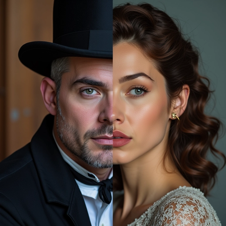 Comparativo visual: Drag king vs transformista