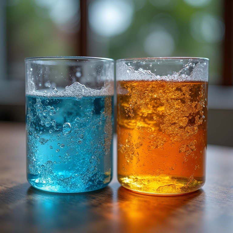 Comparativo visual entre resina epóxi e poliéster, destacando suas diferenças.