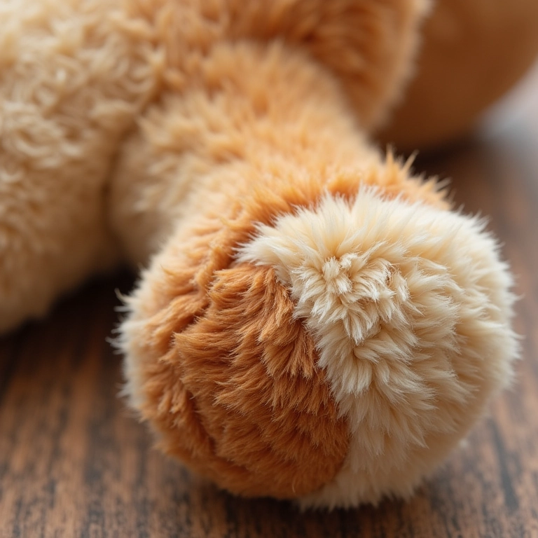 Costura reforçada em brinquedo para garantir a segurança do pet.