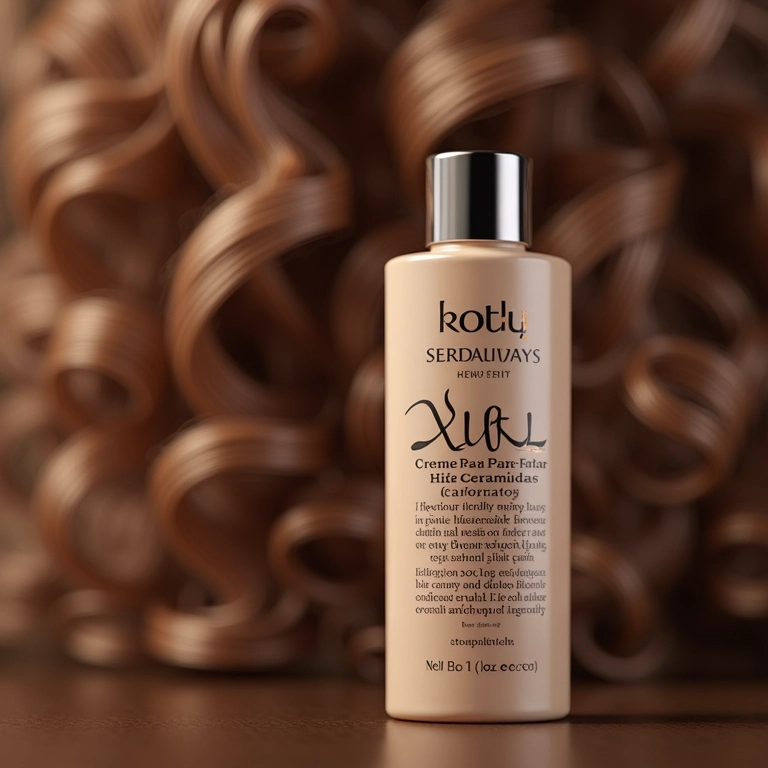 Creme para pentear Hidra Ceramidas Salon Line e cachos definidos.