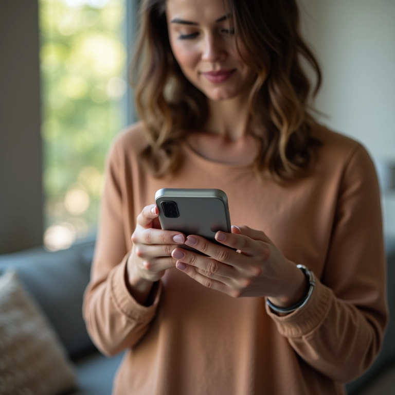 Definindo horários para usar o celular.