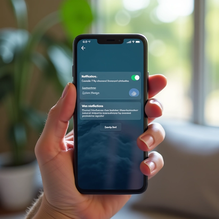 Desativando notificações do celular para maior foco.