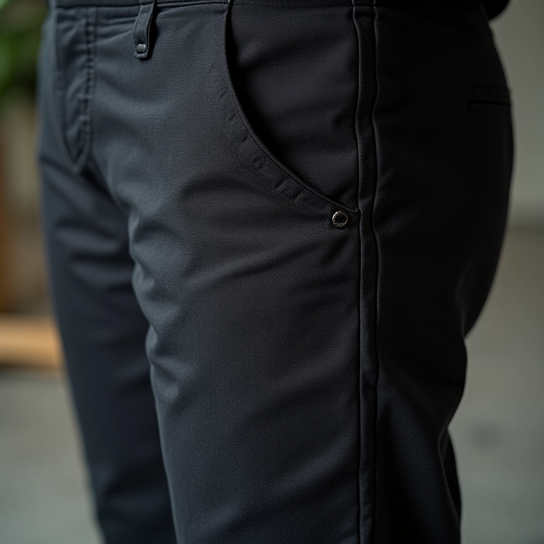 Detalhes únicos em um macacão de alfaiataria.