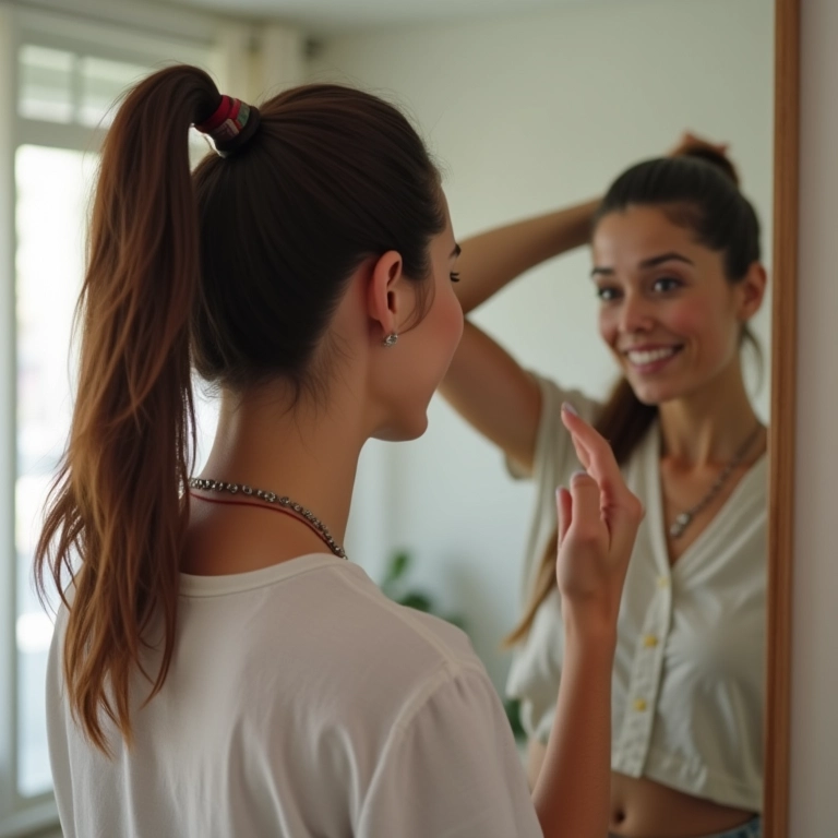 Dicas importantes para um rabo de cavalo alto perfeito.