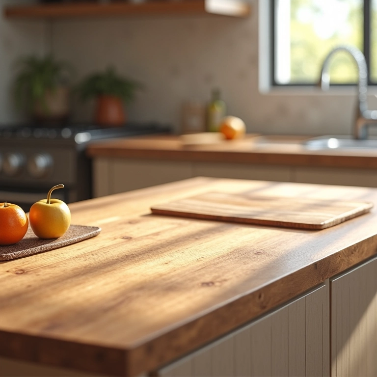 Dicas para evitar manchas e arranhões em bancada de madeira.