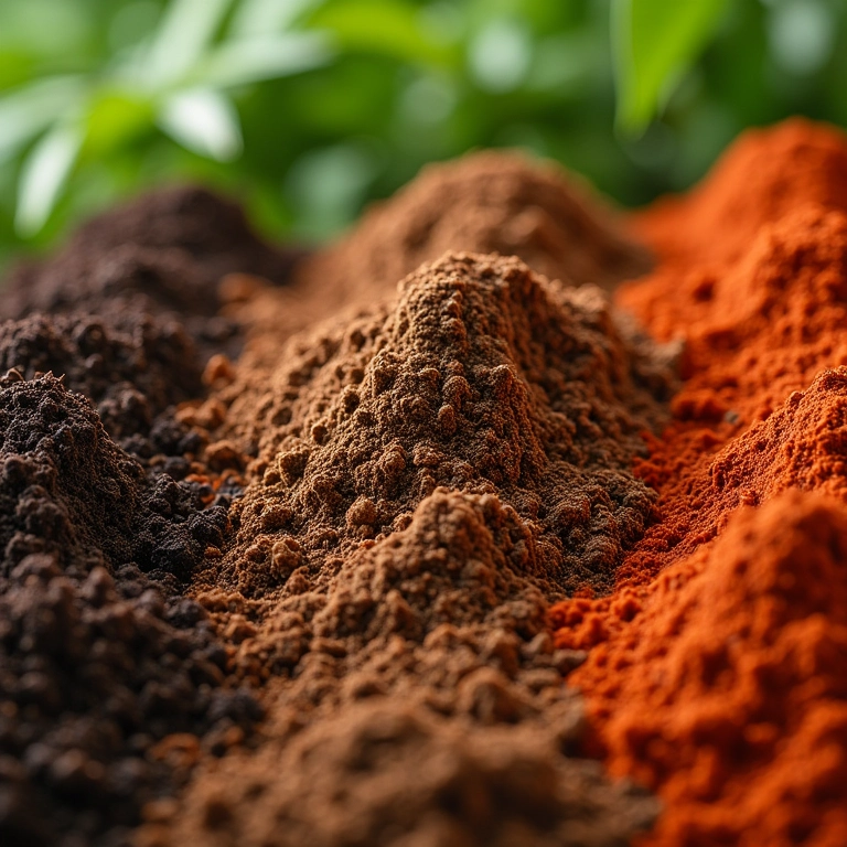 Diferentes tipos de solo para o cultivo de pimenta.