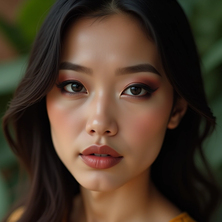 Esfumado perfeito para um olhar asiático marcante.