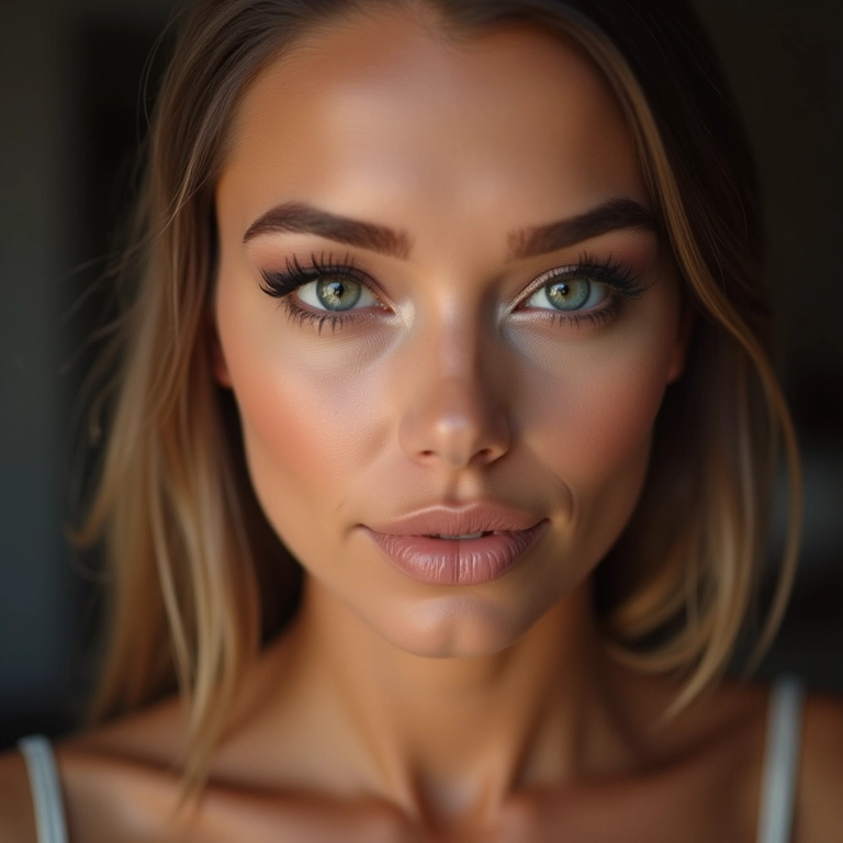 Esfumando a sombra para cima e para fora para levantar o olhar.