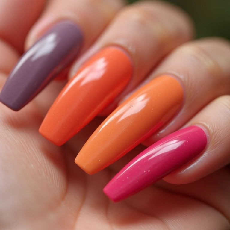 Esmaltes Little Ondine coloridos em mãos com diferentes tons de pele.