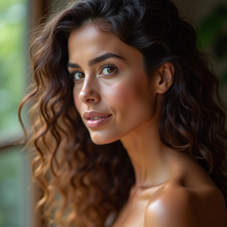 Estimulação do crescimento capilar com óleo de alecrim.