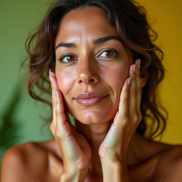 Exercícios faciais para reduzir a flacidez e tonificar os músculos do rosto.