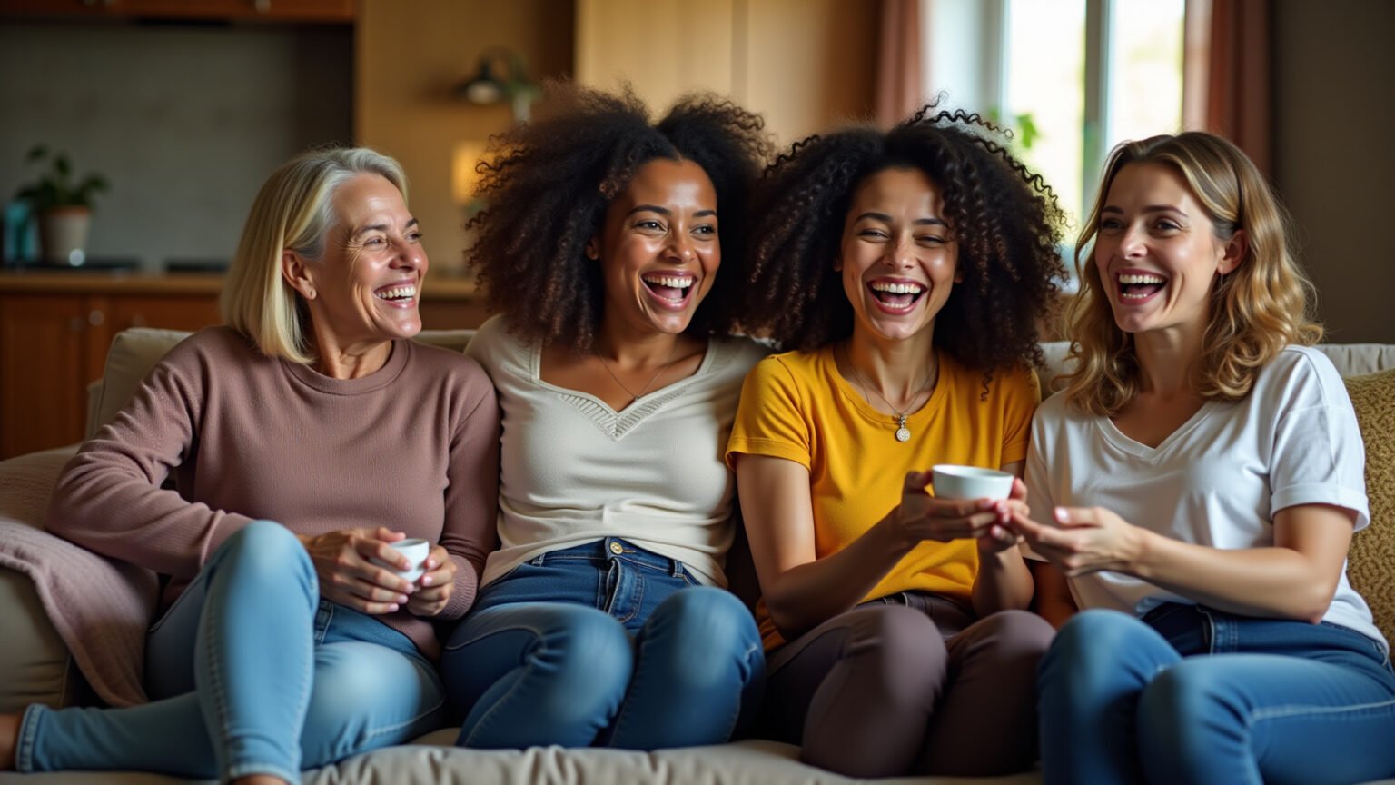 Filmes que celebram a força e a resiliência feminina Mulheres brasileiras assistindo filme inspirador juntas.