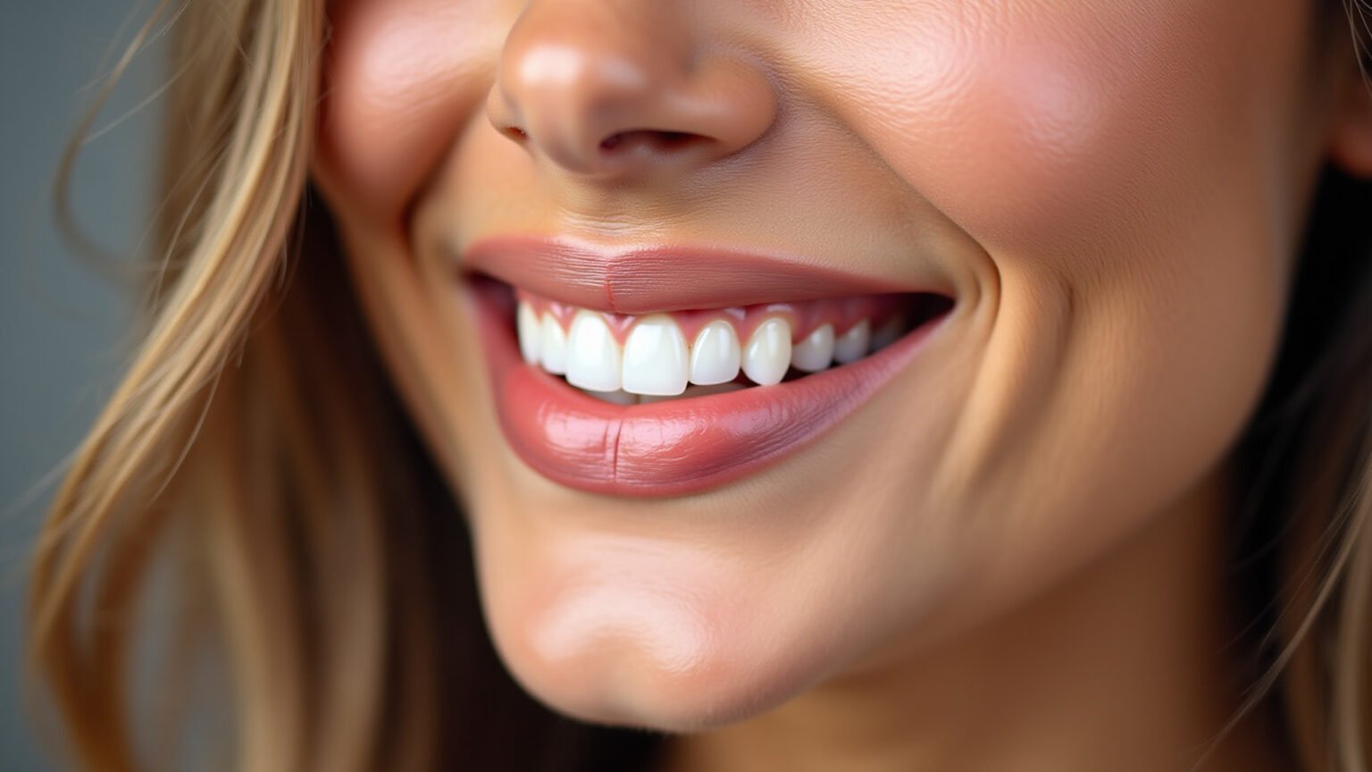 Aplicação de hidratante labial para lábios macios e saudáveis.