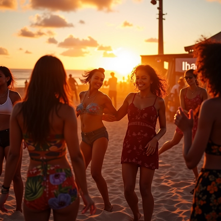 Festa de Réveillon em Florianópolis com amigas