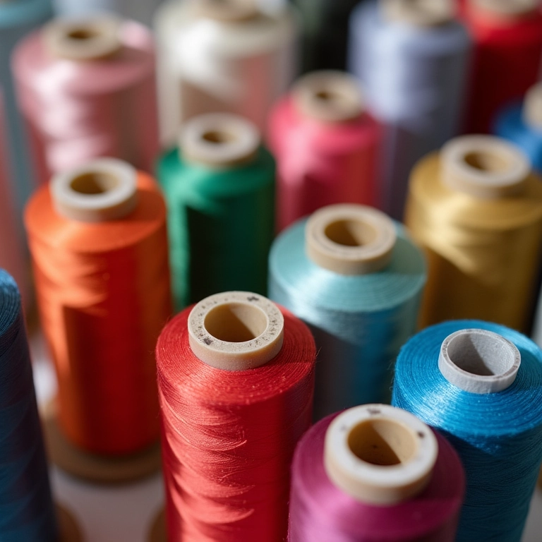 Fios de nylon e silicone de diversas cores para bijuterias.