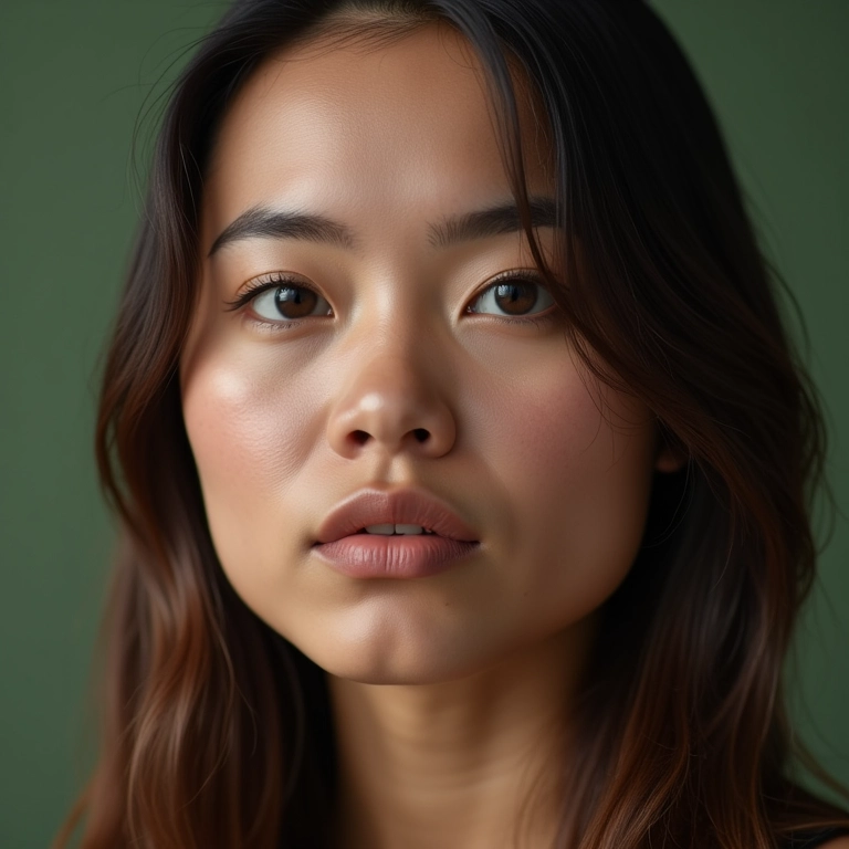 Folículos capilares saudáveis nutridos com óleo de alecrim.