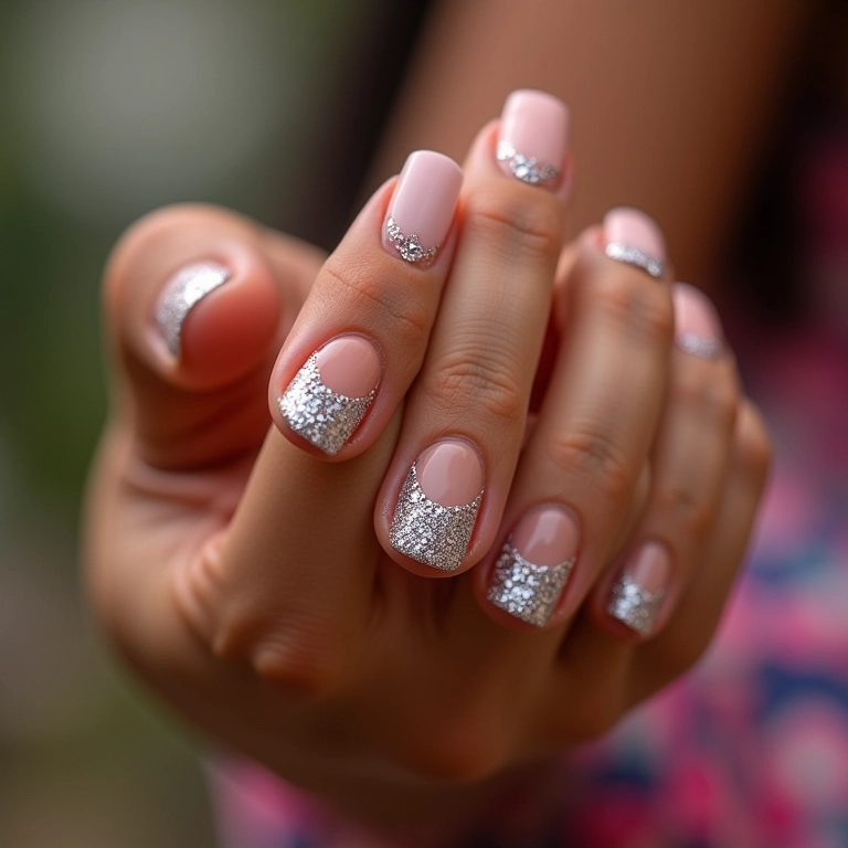 Francesinha com glitter para o carnaval.