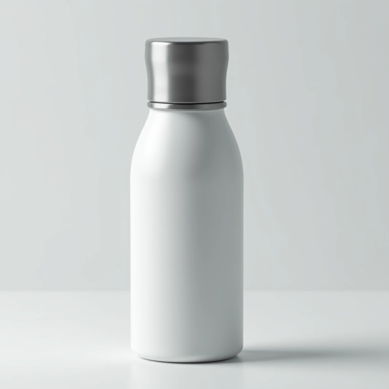 Frasco de leave-in com proteção térmica.