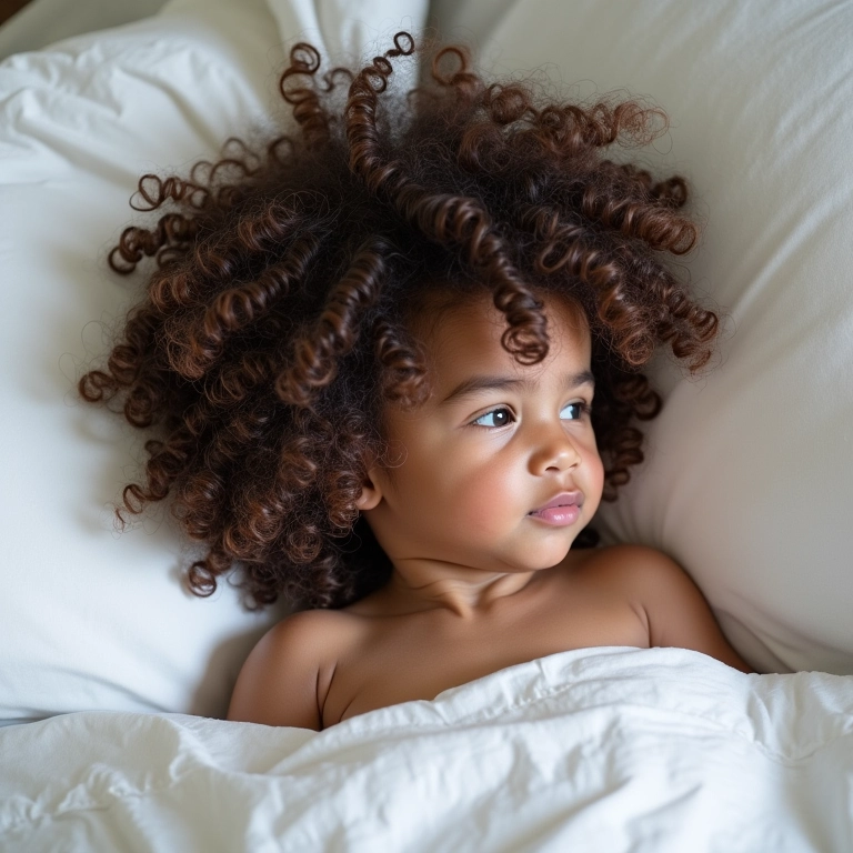 Fricção danificando o cabelo cacheado.