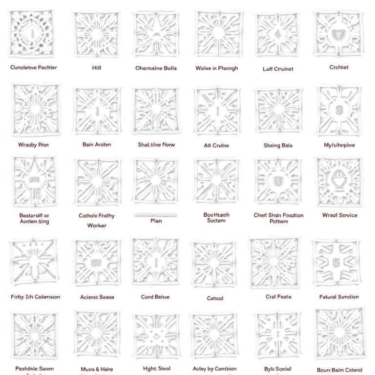 Guia prático: passo a passo para ler um gráfico de crochê.