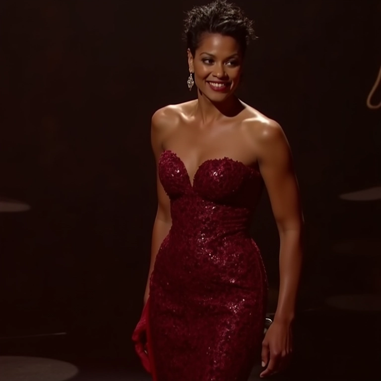 Halle Berry no Oscar de 2002, vestindo Elie Saab.