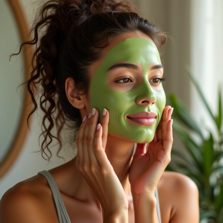 Hidratação de azeite de oliva e babosa para cabelos secos.