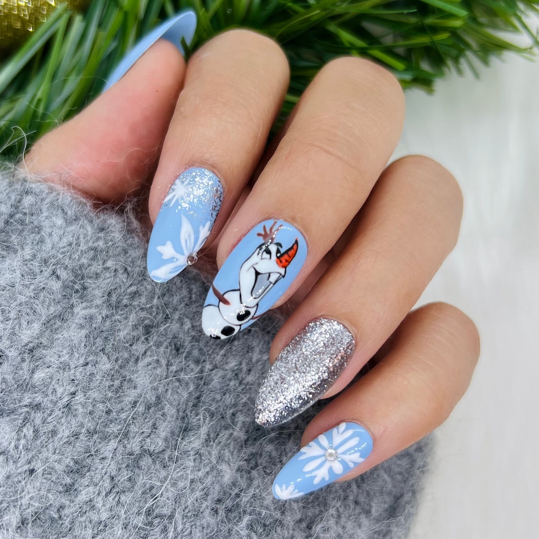 Olaf Winter Press On Nails | Unhas ...