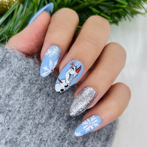 Olaf Winter Press on Nails | Glue on ...
